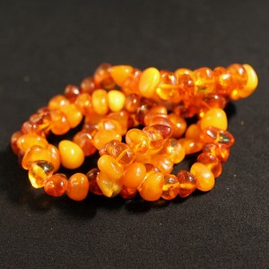 Raw baltic amber necklace